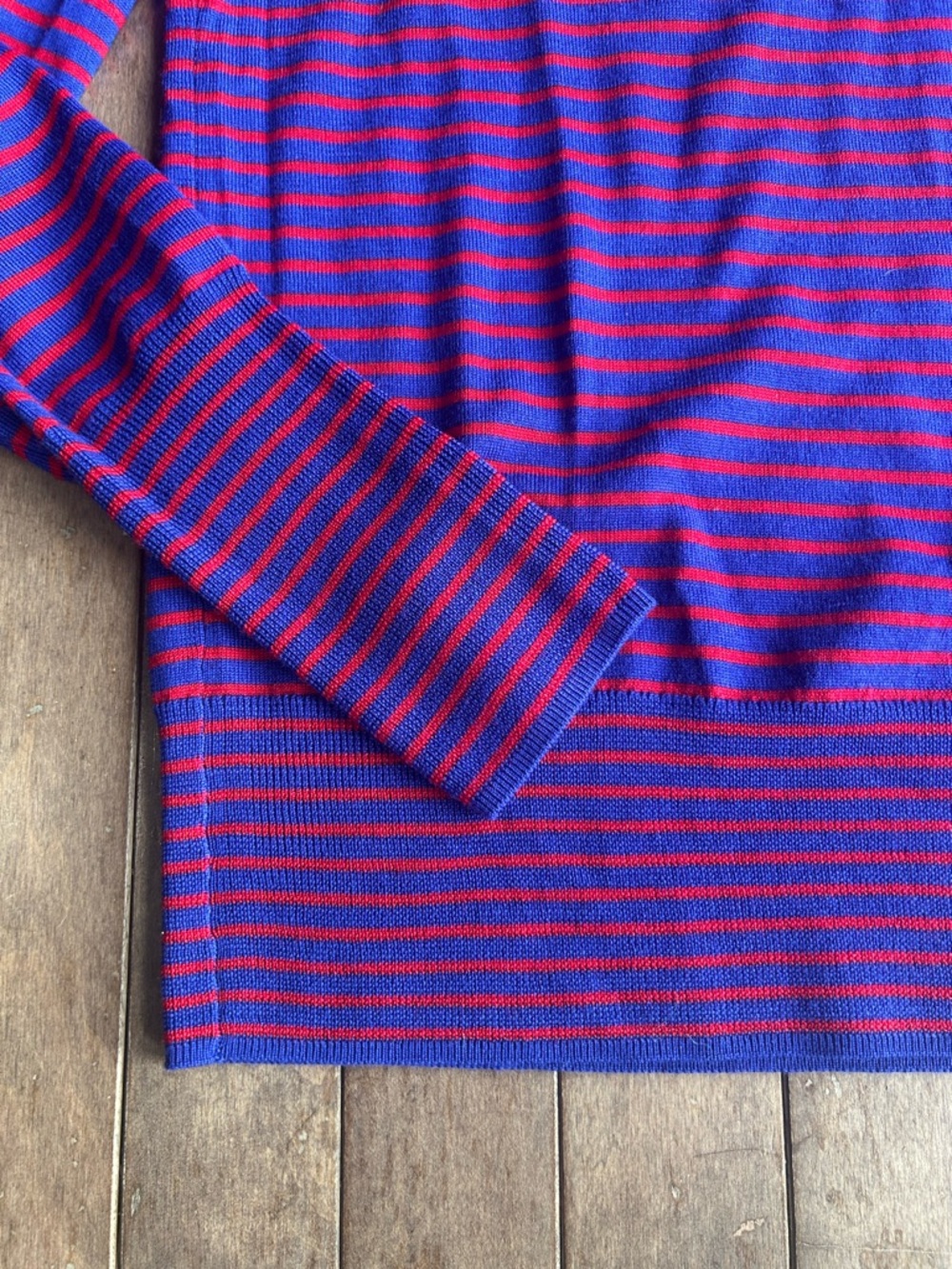 J. Crew Women’s Merino Striped Turtleneck Sweater in Size Small - Picture 3 of 8